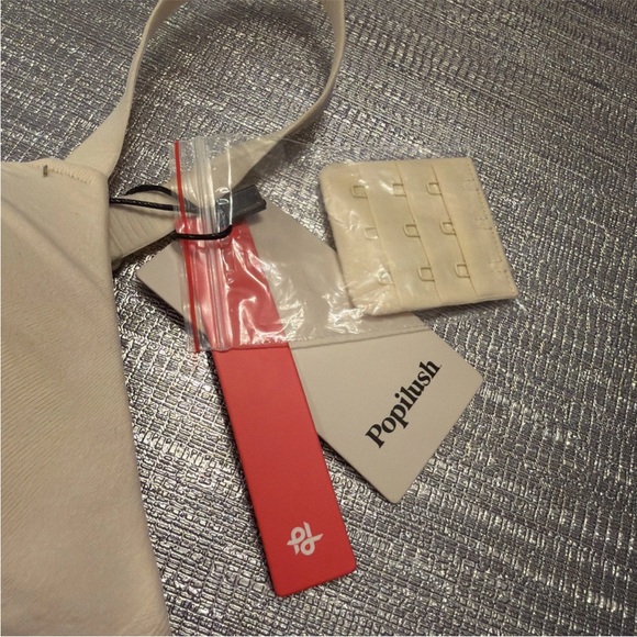 Popilush Bra Size Large No Underwire Push-up T-shirt Bralette Full Coverage NEW - Picture 6 of 9